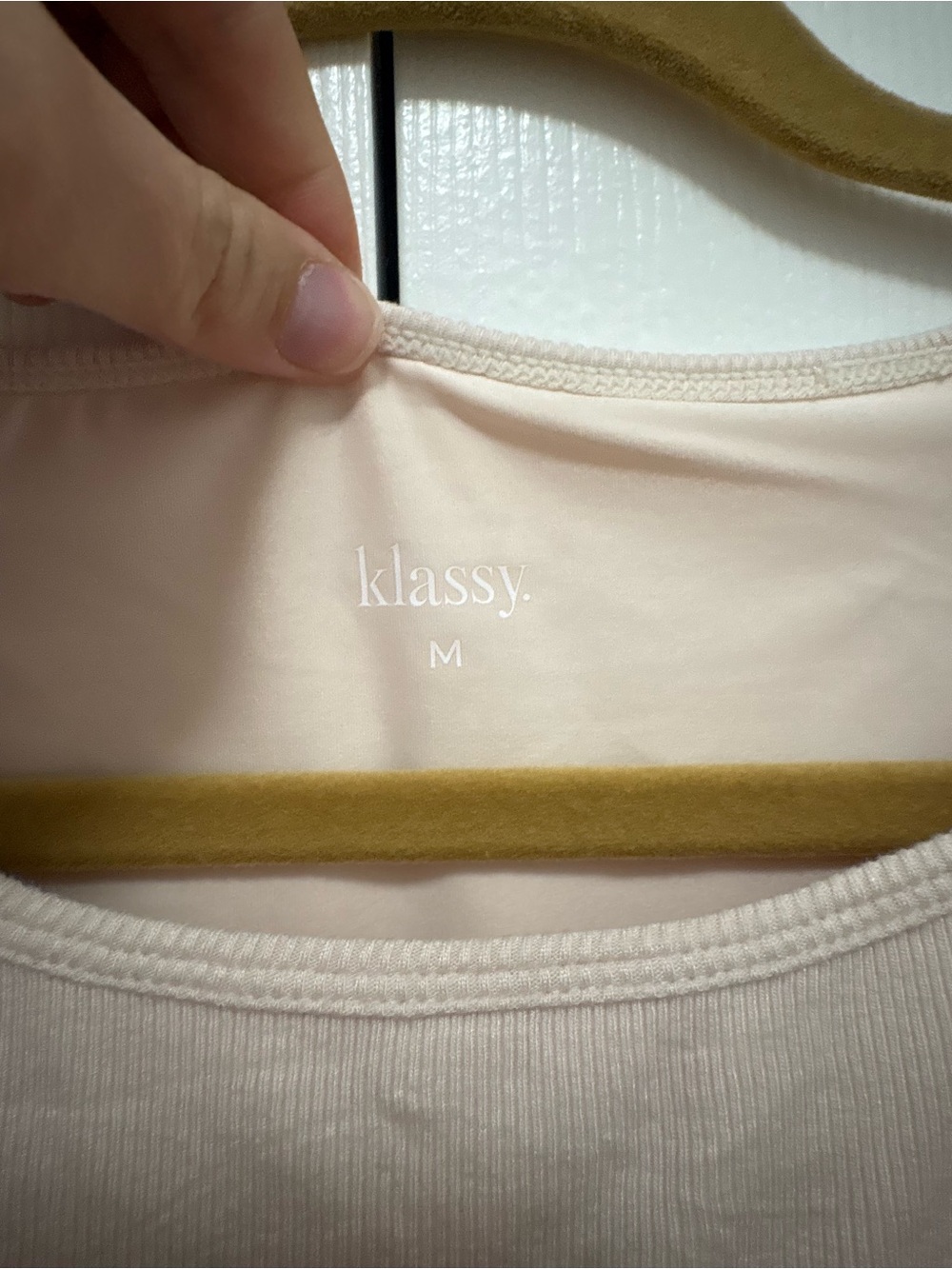 Klassy Network Ribbed Tank Top
One in Cream and one in navy - Picture 8 of 8